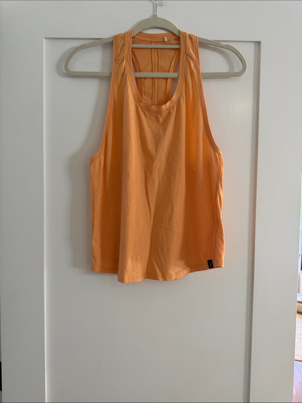 Prana Orange Racerback Tank Top | Size Medium